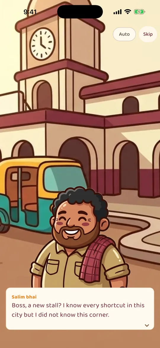 Chai Corner screenshot: meet the street